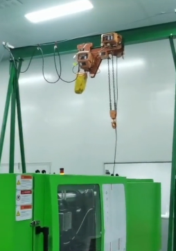 低净空环链电动葫芦在无尘车间中的应用及优势